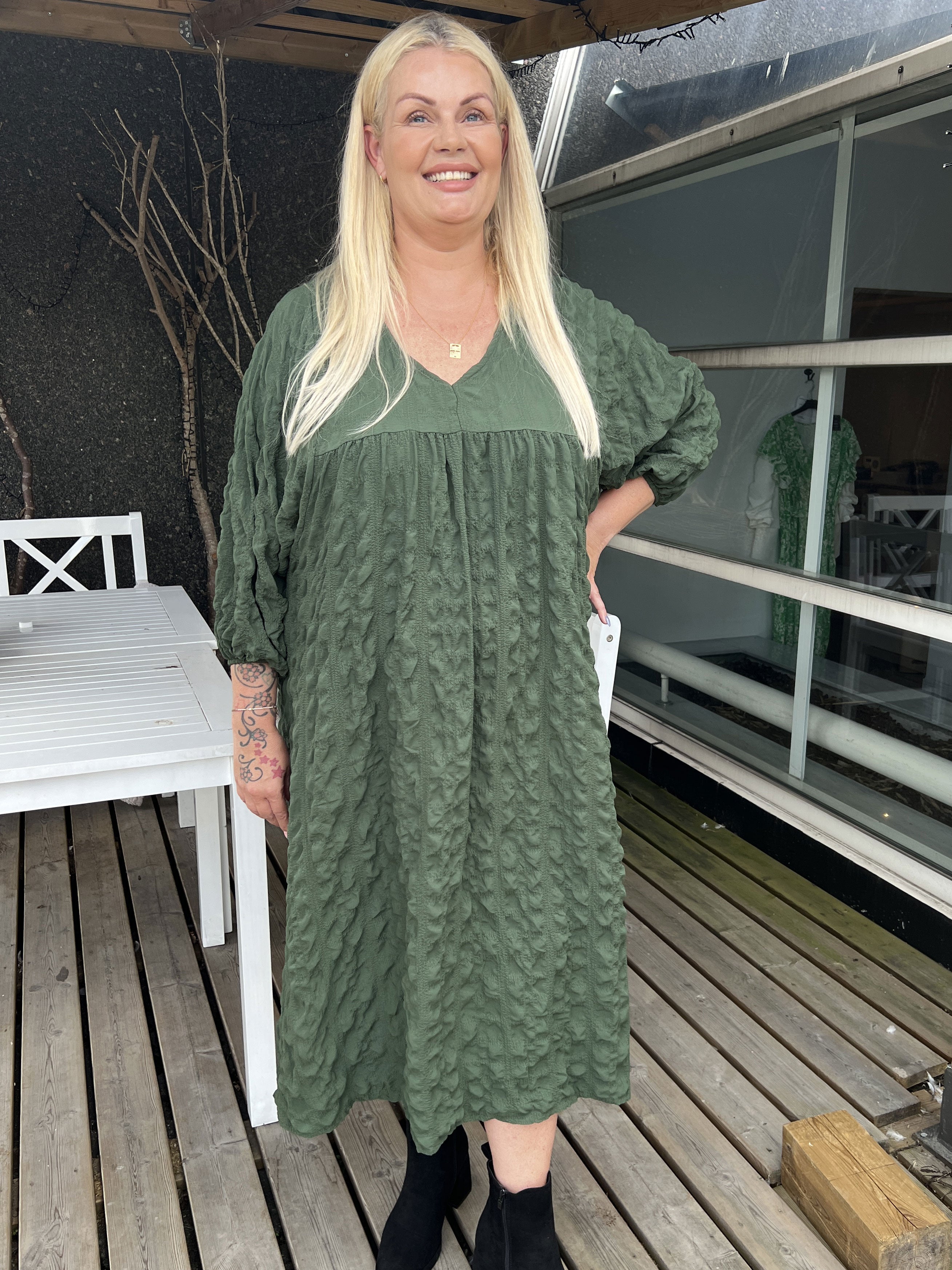 My - Söt plus size klänning i babydoll form